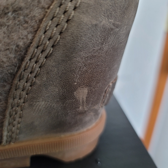 Sorel Lexi Wedge Boots Khaki ii - Picture 6 of 8